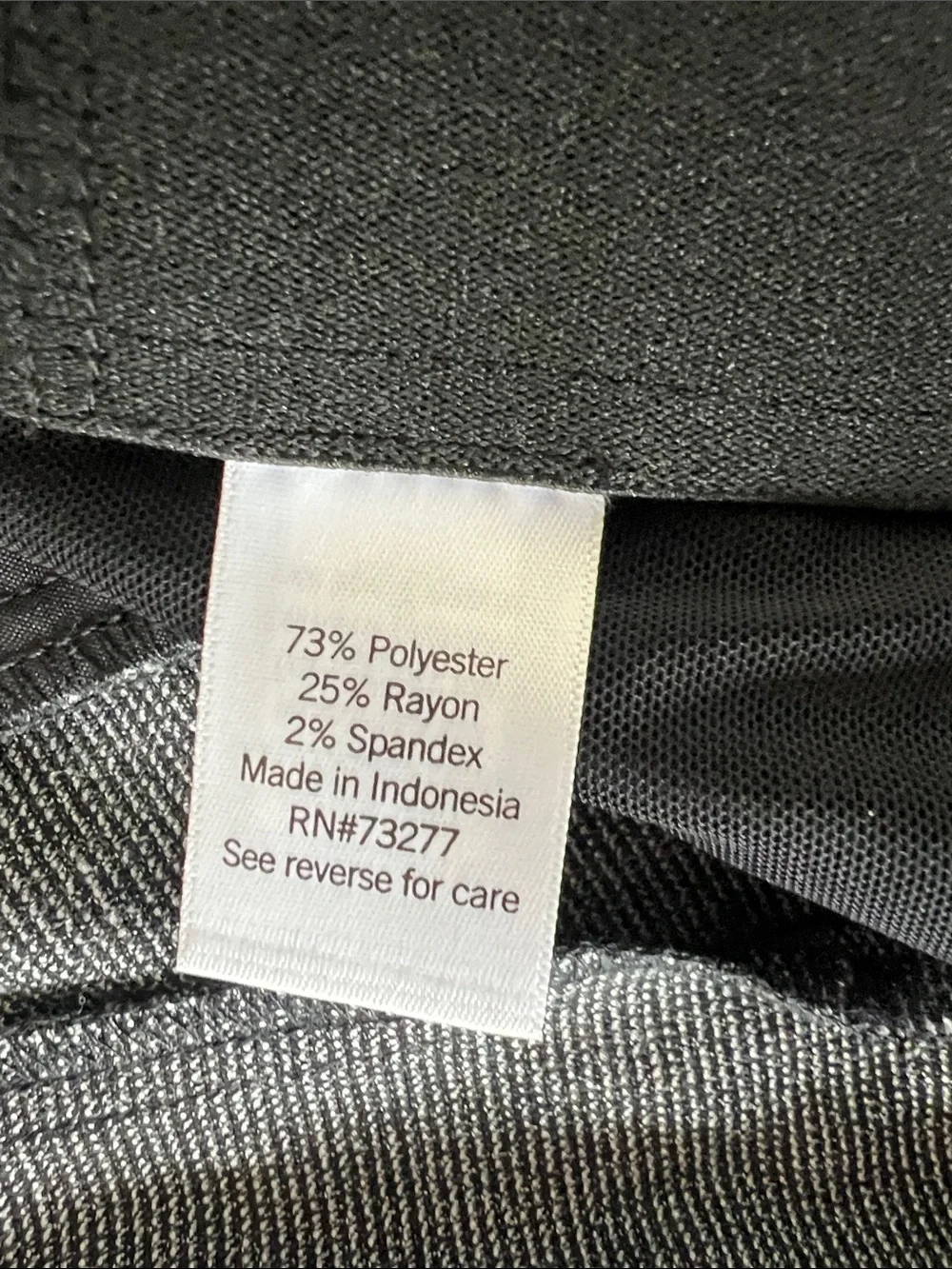 Nine West Charcoal Skinny Mid Rise Dress Pants Size 16 New With Tags